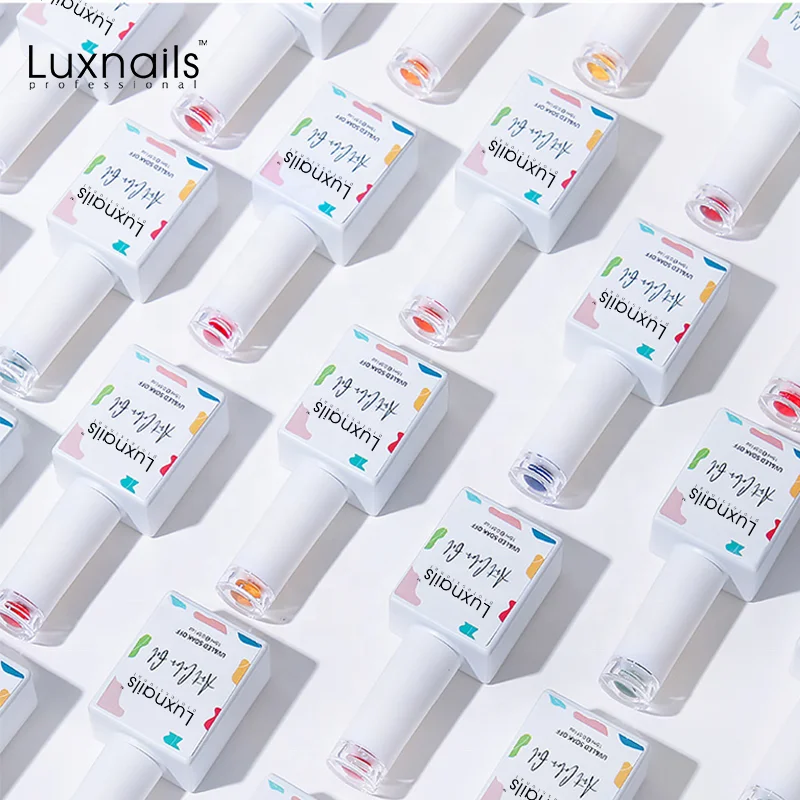 Private label Color Gel Polish Manicure Soak Off UV Gel Polish set Professional Nail Product