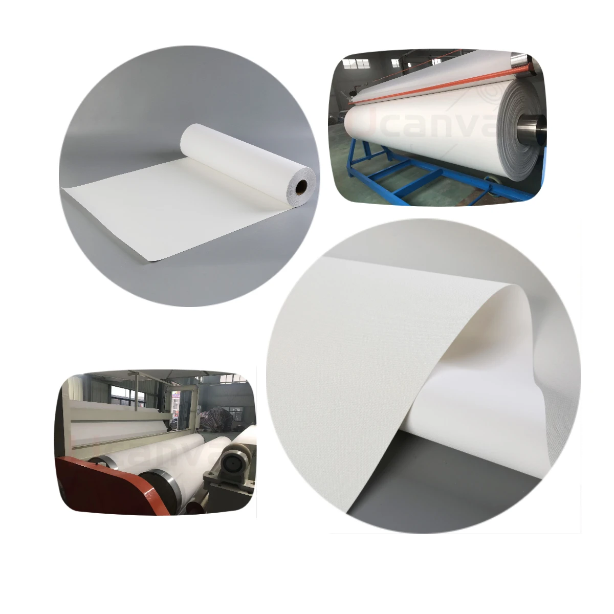 Large Format 3.4m Size Blank Printable 100% Cotton Inkjet Canvas Roll for Pigment Dye Ink Printer