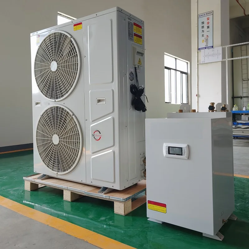 split air source dc inverter air to water R32 heat pump heating cooling for Europe with wifi control