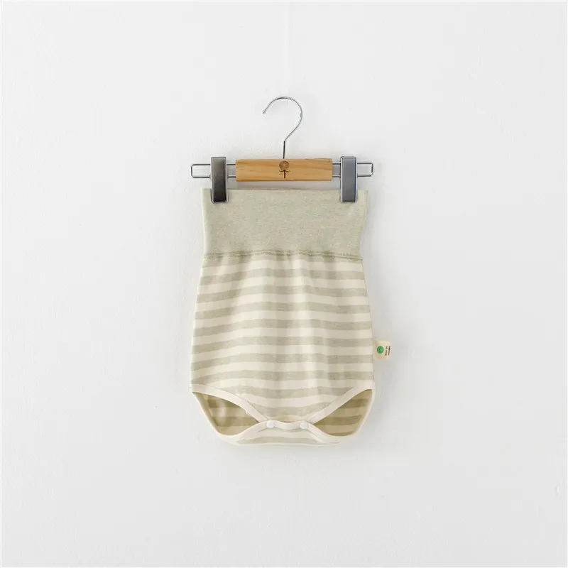 
Organic cotton custom summer bloomer breathable high waist baby shorts 