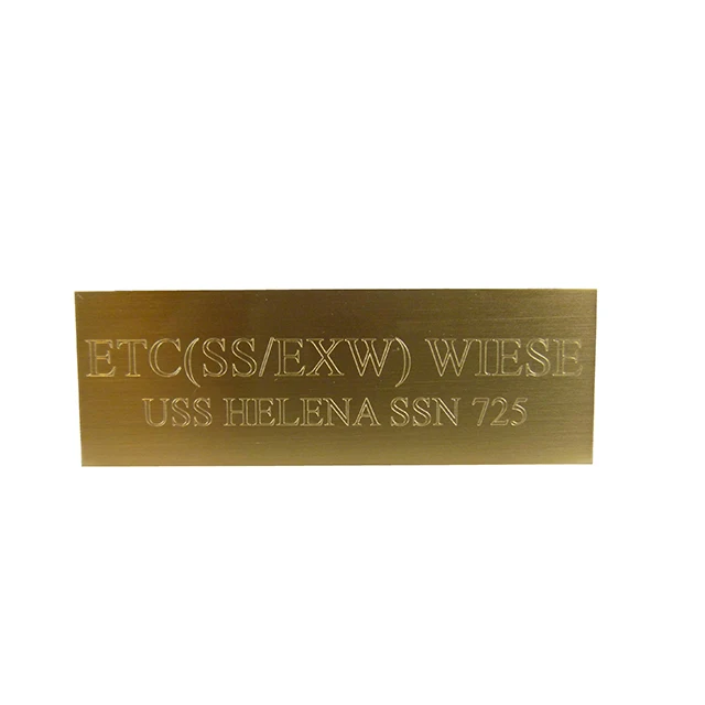Customize Laser Engraved Logo Blank Thick brass Metal Card gold Metal Business Cards For Laser Engraving