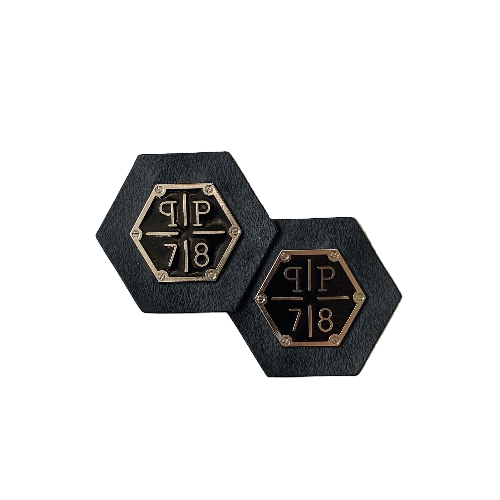 High Quality Custom Logo Debossed Sew On Genuine Tag Jeans Leather Patches suede label for Clothing