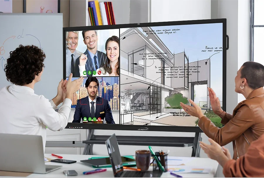 55 inch 4K smart display for classroom meeting interactive screen tablet teaching whiteboard