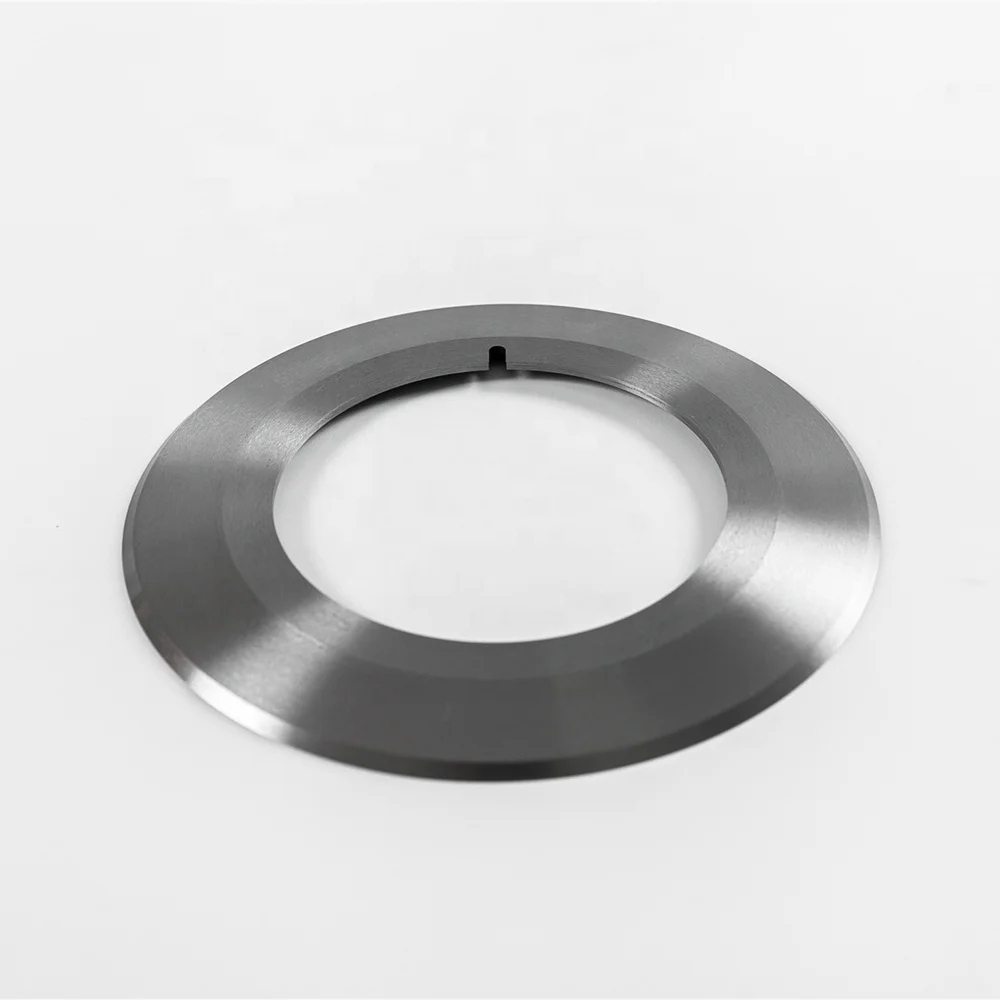 High Hardness D2 Tool Steel Self Ring Locking Top Bottom Slitter Blade Circular Knives