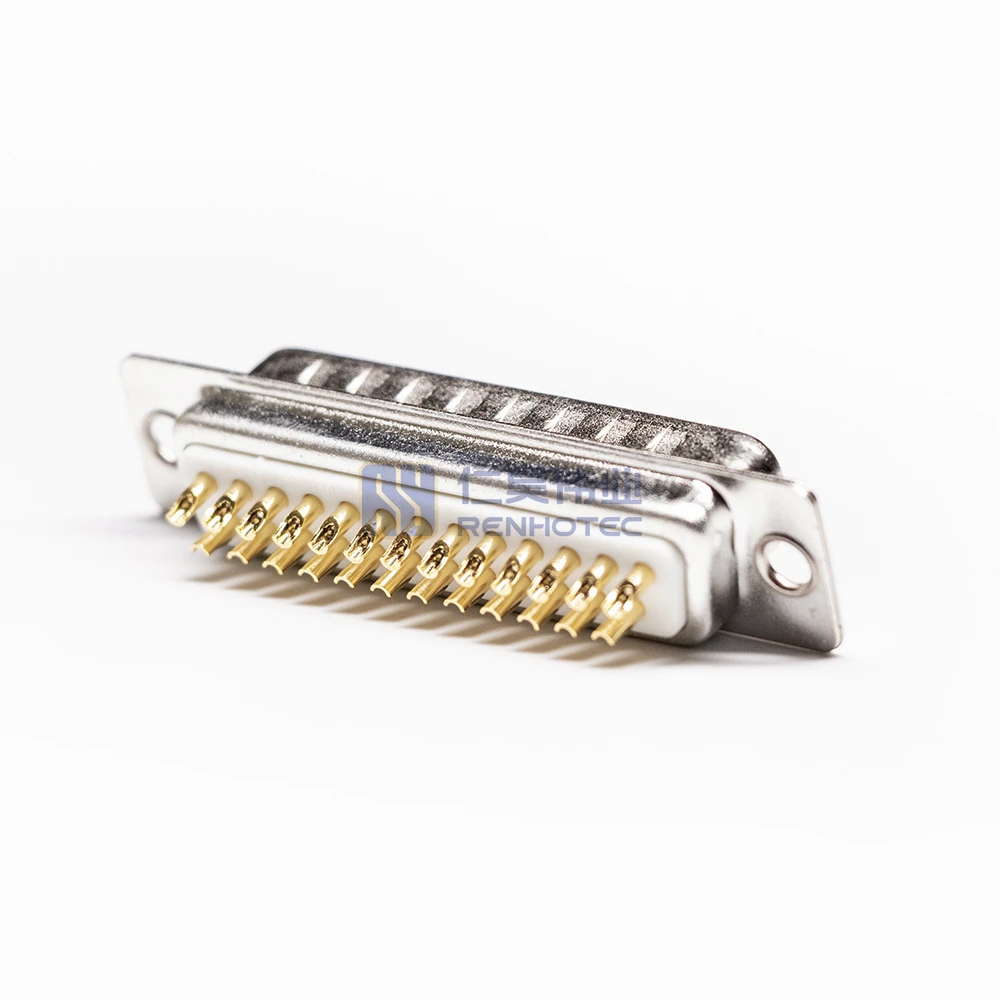 Solder Cup Through Hole Male D SUB Connector DB 25 Pin