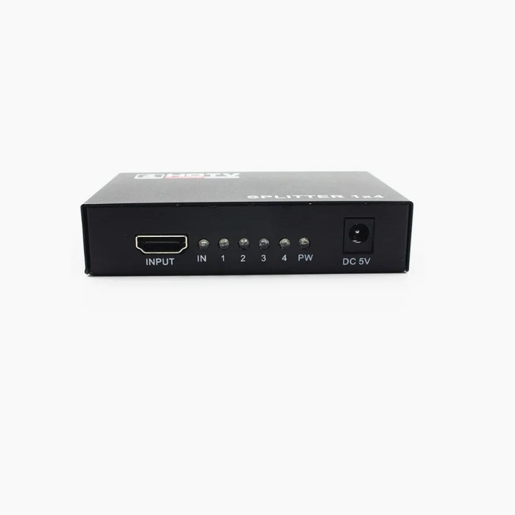 Hd mi 2.0 1 * 4 переключатель сплиттер 1 в 4 из 1080P 3D Ultra 2K HDCP 4Way Сигнал Мини HD / MI сплиттер-усилитель