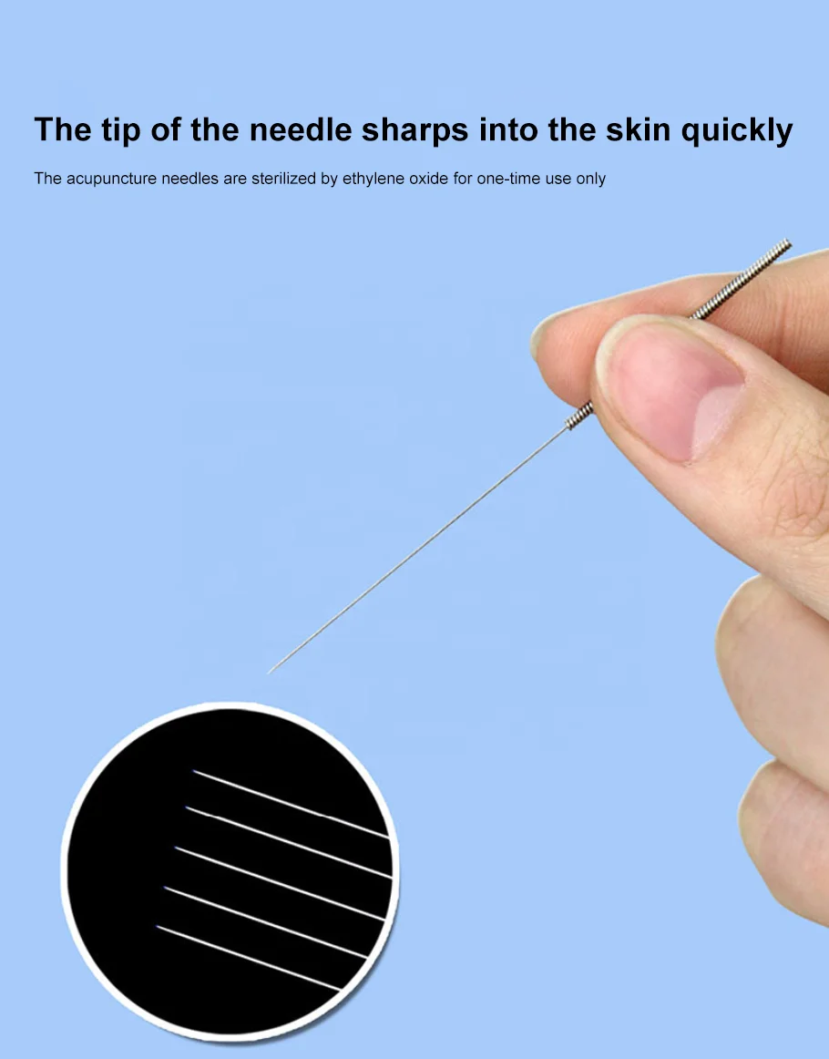 AmywellMED 500 Dry Needles Sterile Acupuncture Needles For Single Use