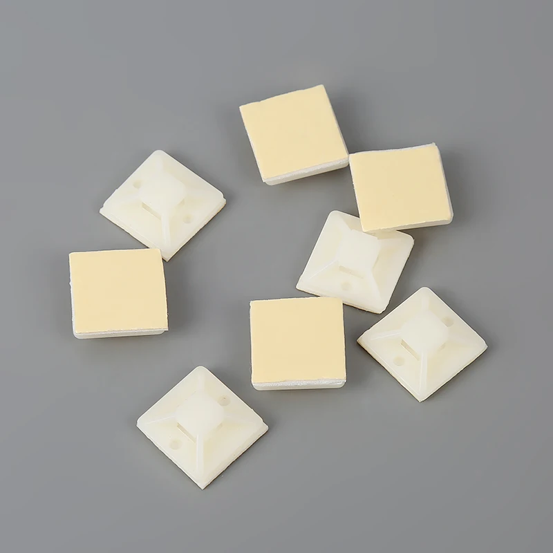 Free samples eco-friendly high quality tie mounts nylon adhesive cable tie mount base zip tie mount