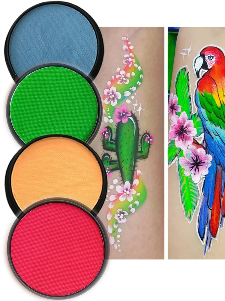 Hot Sale Face Painting Suppliers Wholesale Single Body Paint custom color glow in the dark face paint