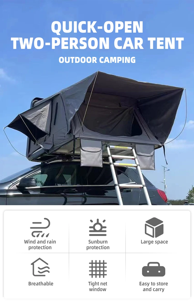 New Arrivals Z Fold Roof Top Tent Folding Car Shade Tent Automatic Folding Car Cover Suv Joint For Tent