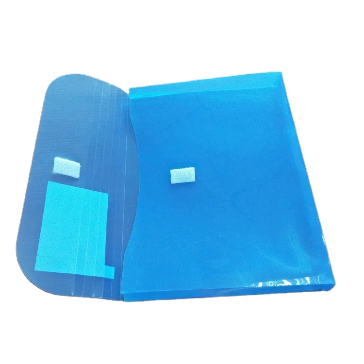 Translucent Plastic A4 Folder Can Be Customized PP File Bag LOGO