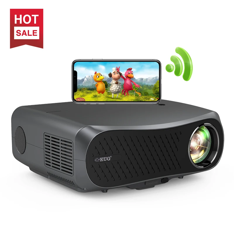 Высококачественный портативный проектор 4K 1080P 3D Android Lcd светодио дный Proyector Smart