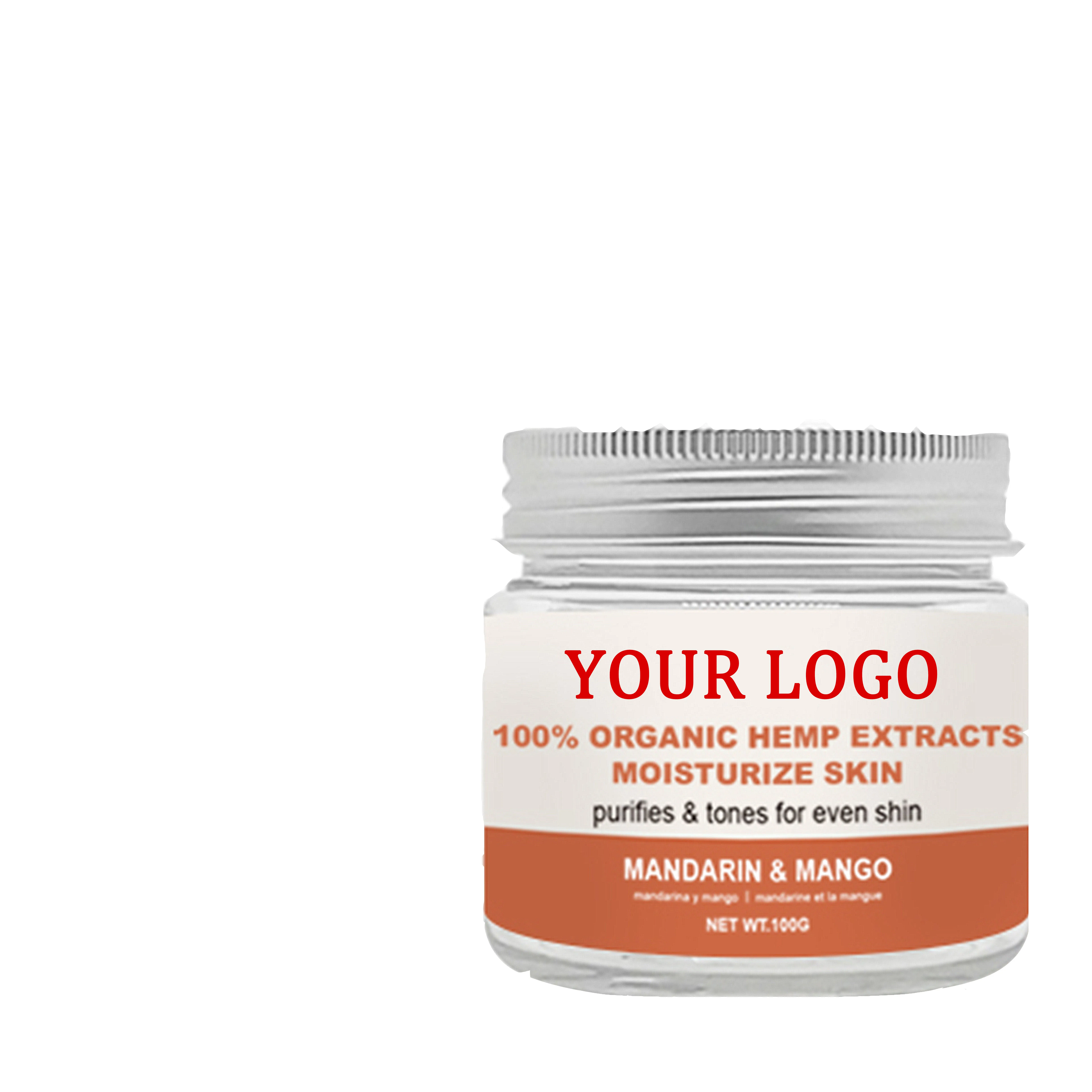 Private Label 100% Organic Plant Extracts Deeply Moisturize Skin for Facial Body Care Cream