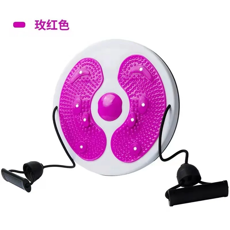 New Arrivals Home Exercise Waist Training Twister Board Foot Massage Twisting Disc with Resistance Bands
