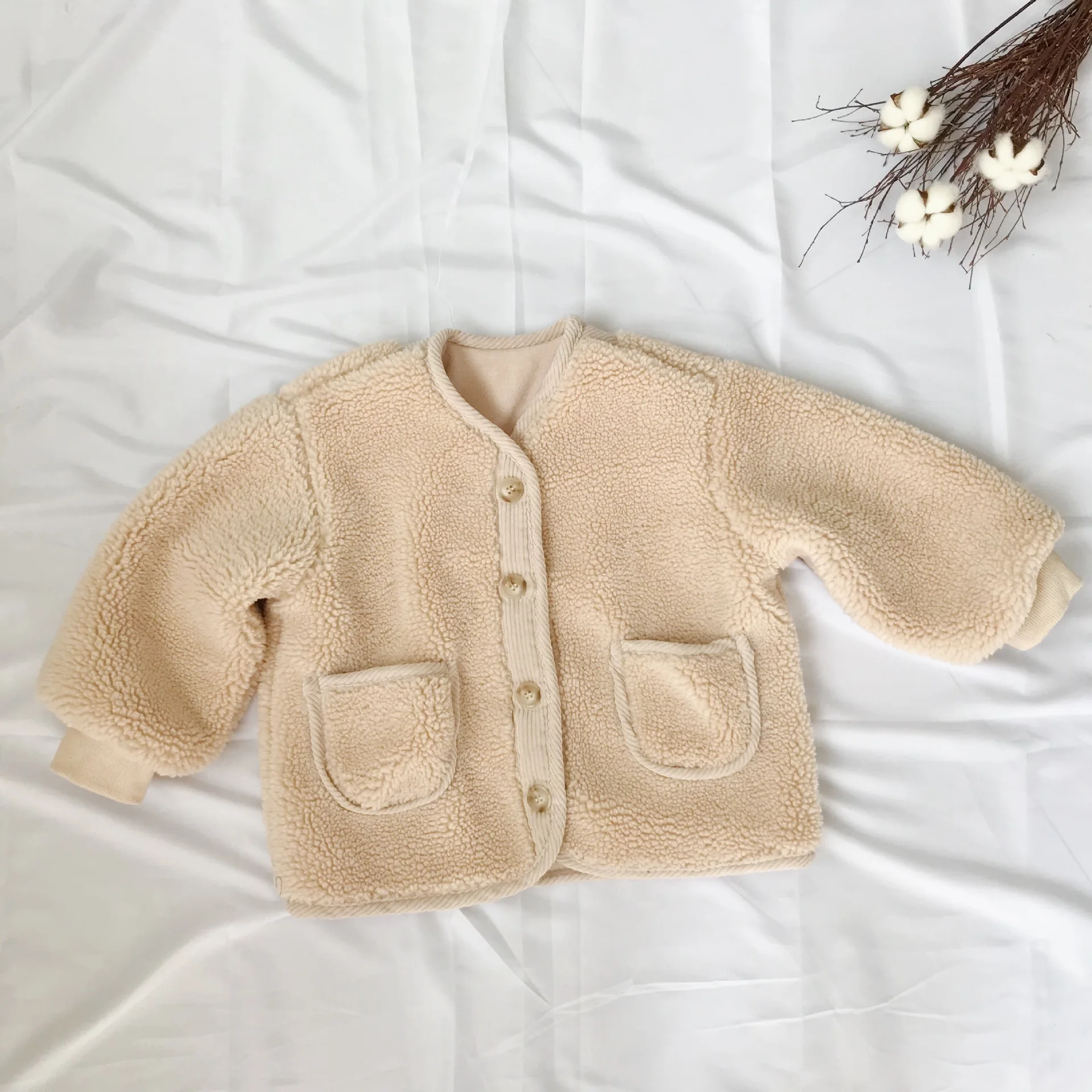 2019 симпатичный дизайн зимняя детская флисовая куртка оптом