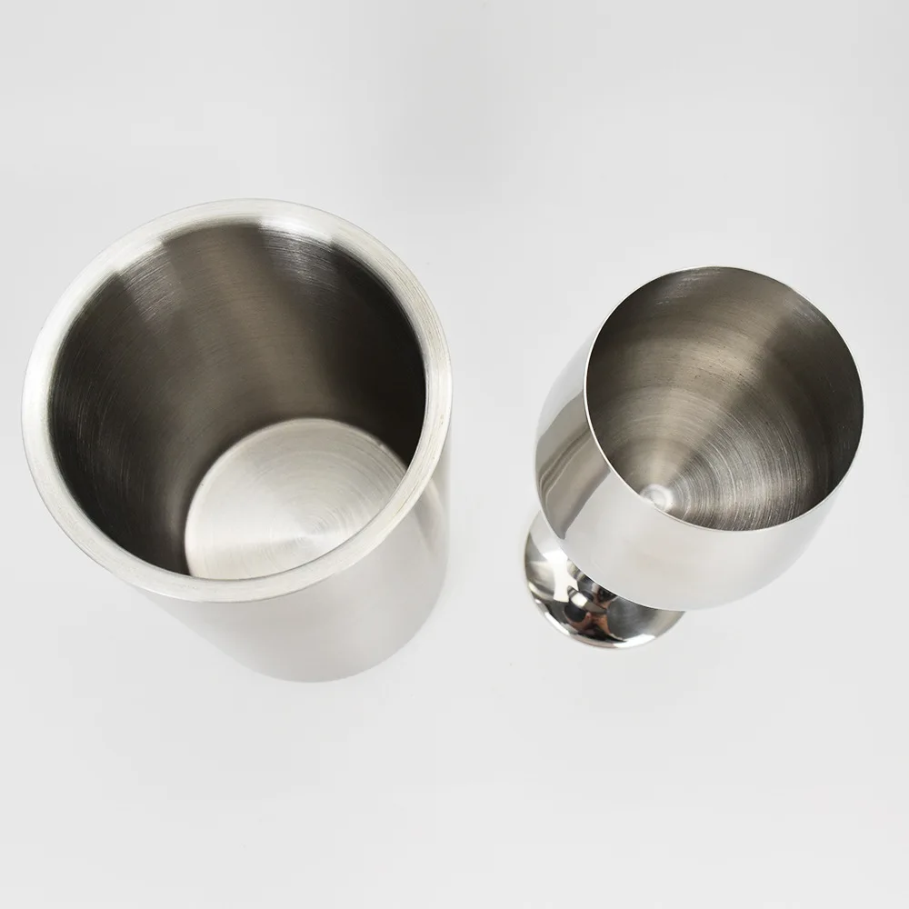 Popular For Wine Lover Stainless Steel Champagne Buckets Wine Cooler Ice Bucket Wine Chiller