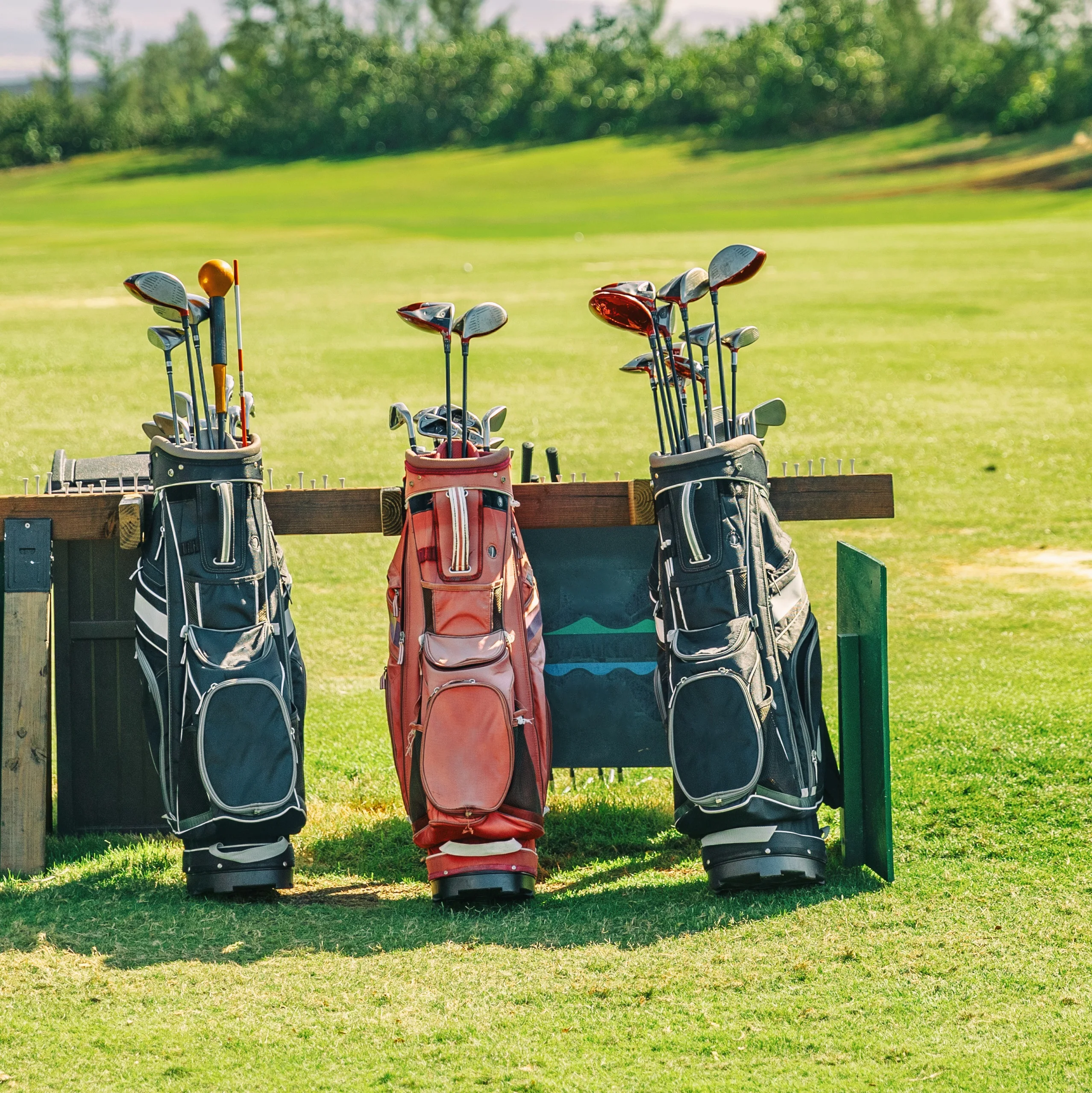 Fabric for Golf CART Bags Light Weight Leather Customized Logo