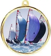 Professional factory Vietnam sailboat medal with free medal design