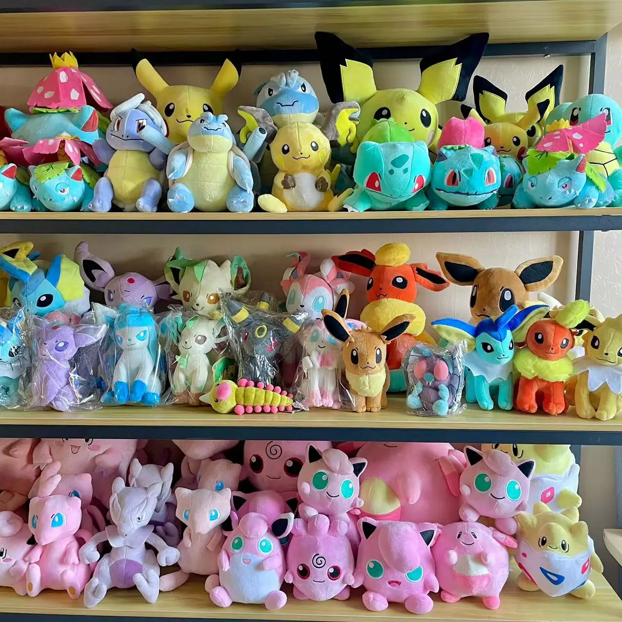 Anime Pikachu Plushies Toys Blastoise Ivysaur Doll Pokemoned Wartortle Plush Toy Cartoon Venusaur Cyndaquil Charizard Plushie
