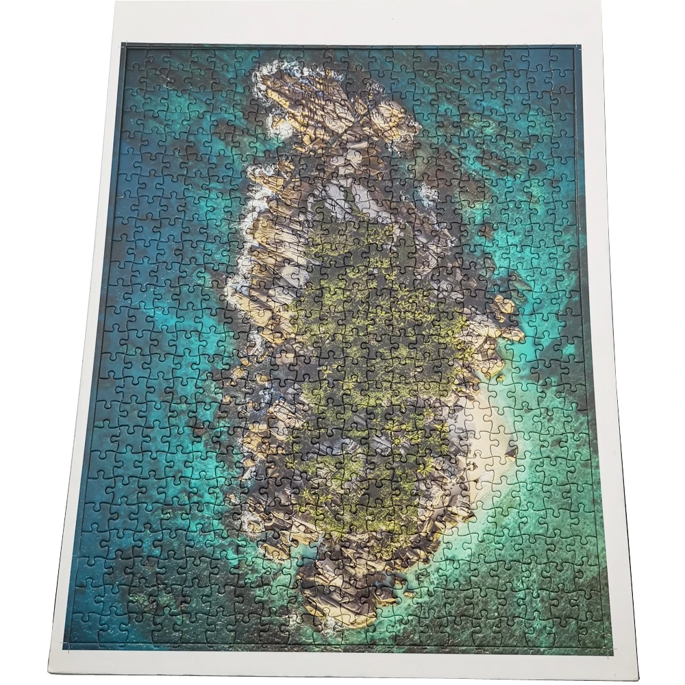 2023 Wholesale hot selling 500 10000 pieces custom playing game golf jigsaw puzzles