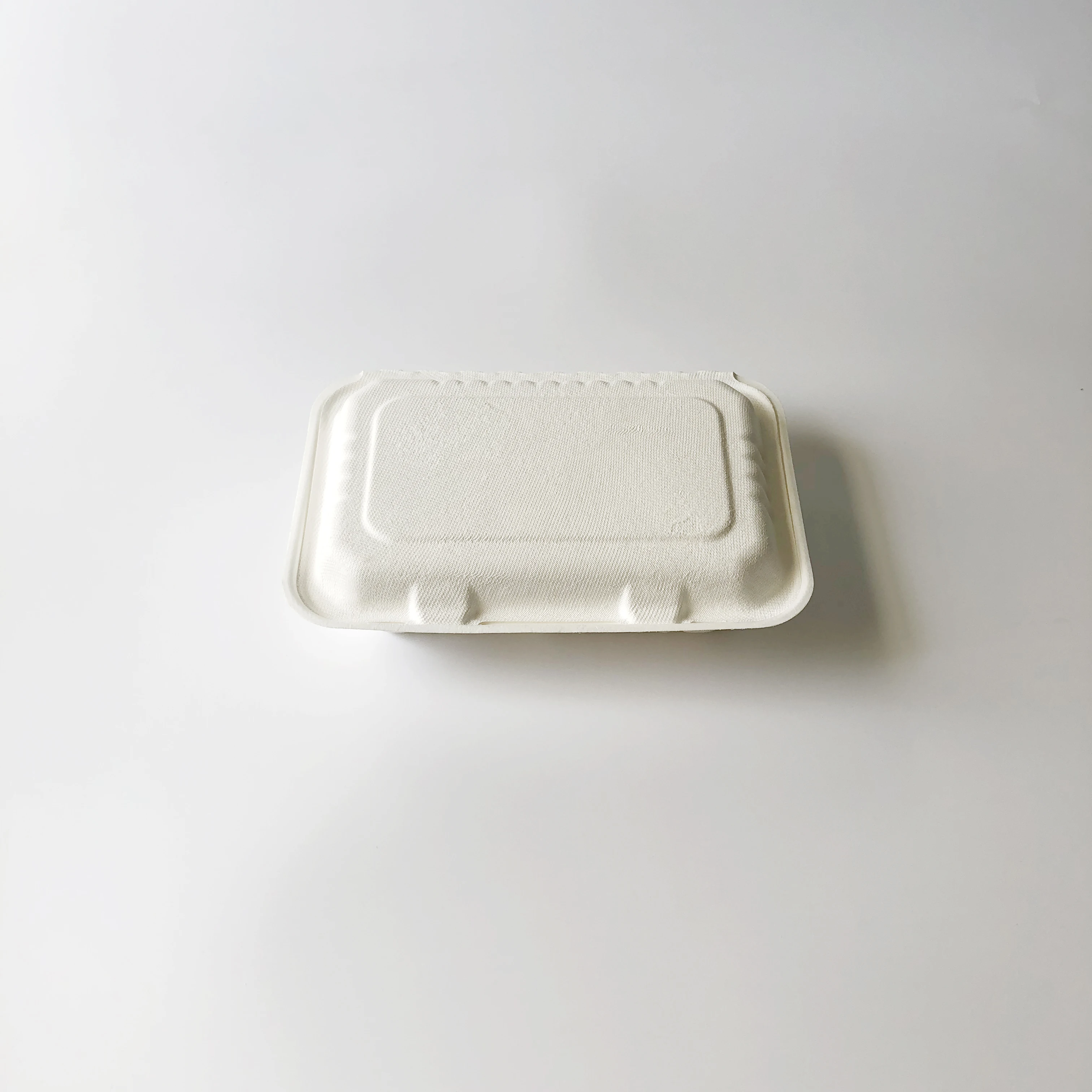 9x6'-1000ml Bagasse 2-compartment food container