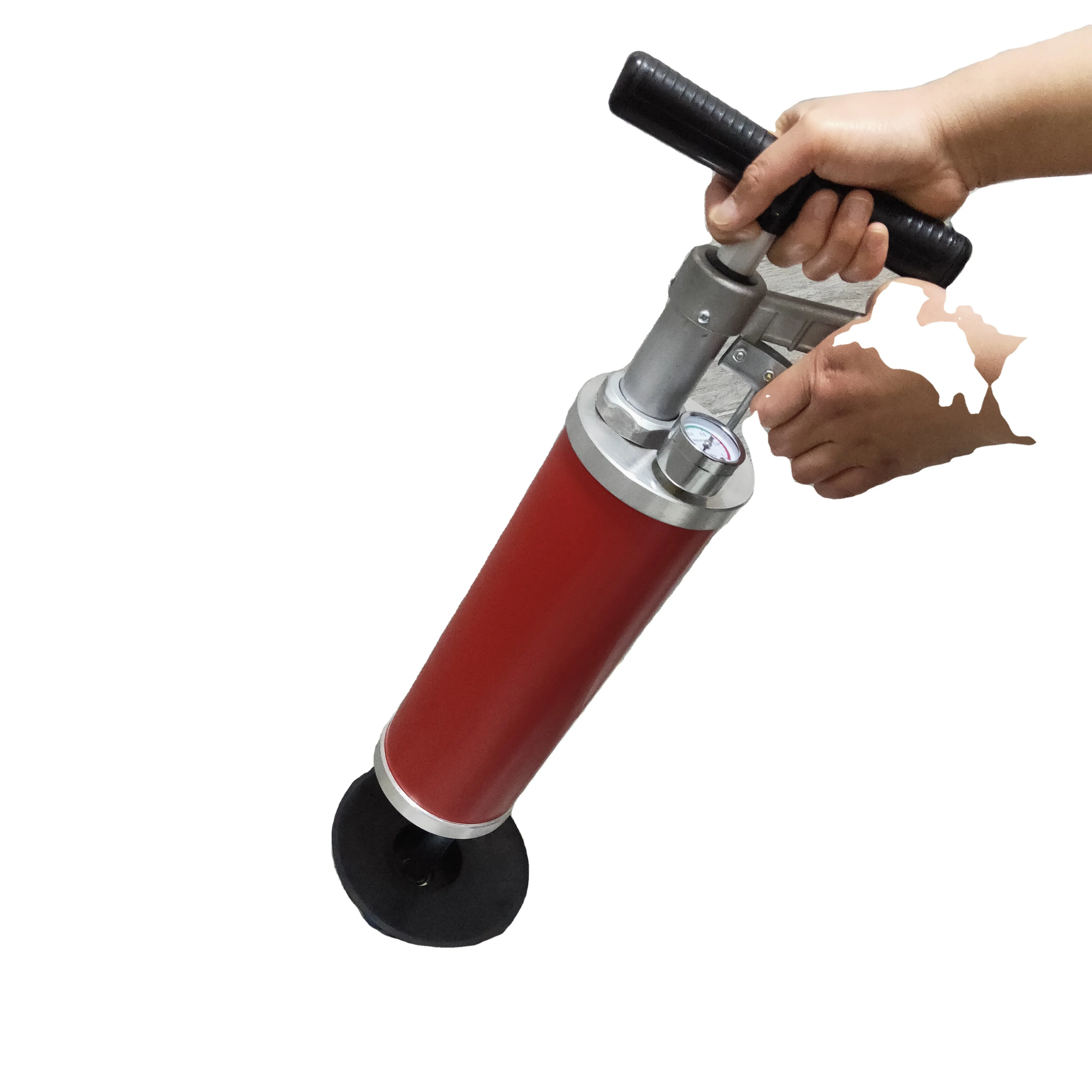Hot Selling Home High Pressure Pump Plunger Sink Manual toilet dredge tool air blaster pipe drain cleaner