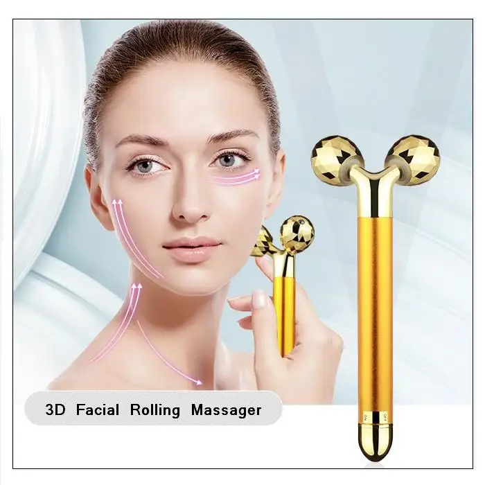 
3D Roller Massager Face Skin Lifting Body Slimming Skin Tighten Breast Enhancing Beauty Healthy Massage Tool 