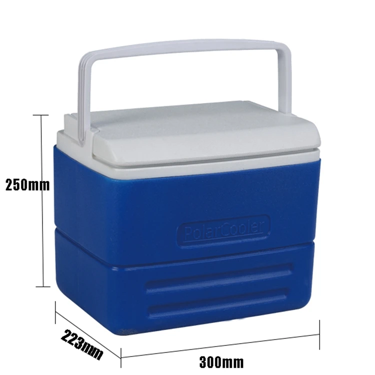 Airless 8.2L Square 293C Blue Large Plastic Cooler Box