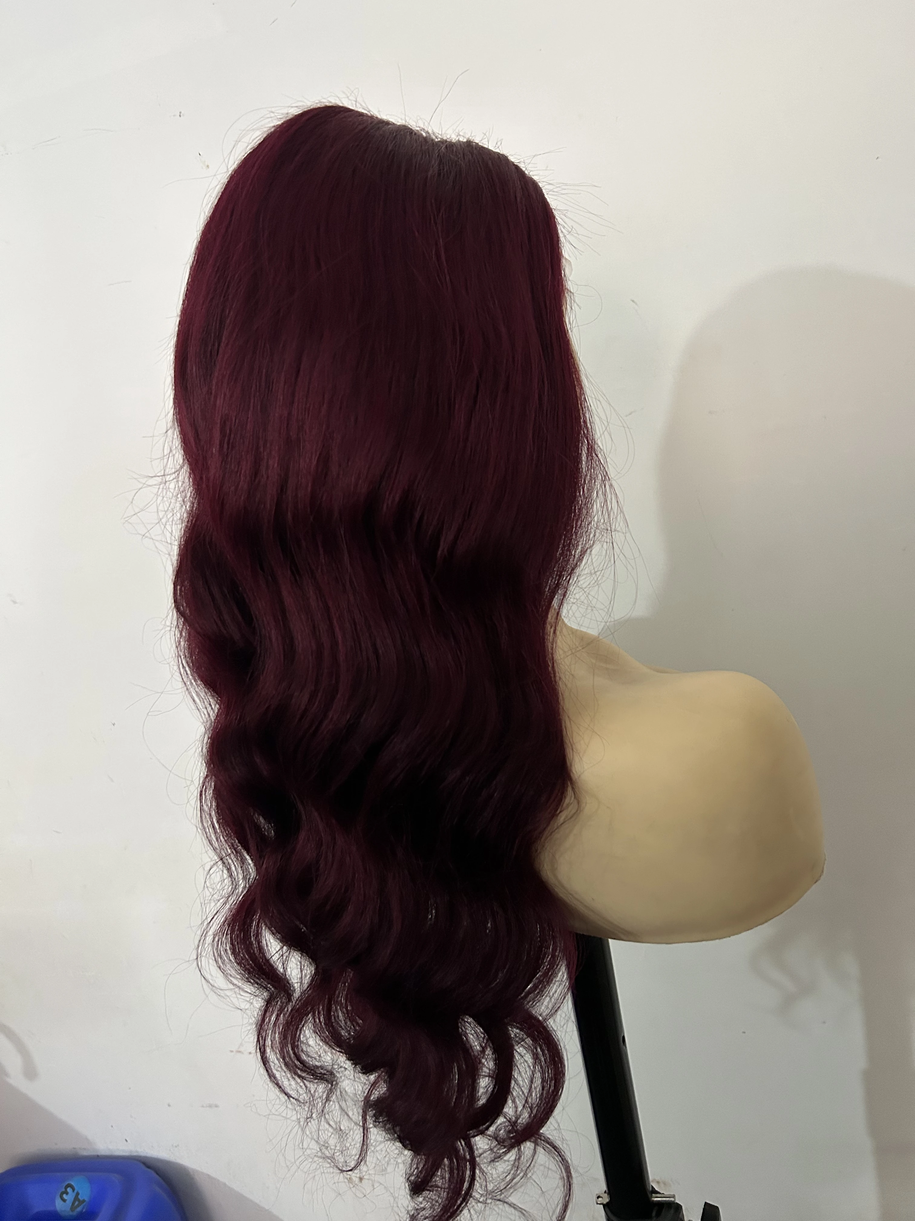 Wholesale Remy Brazilian Hair Glueless 99j Lace Front Wig Blonde 99j Red Wigs Grade 10A Human Hair Lace Front Wigs For Women