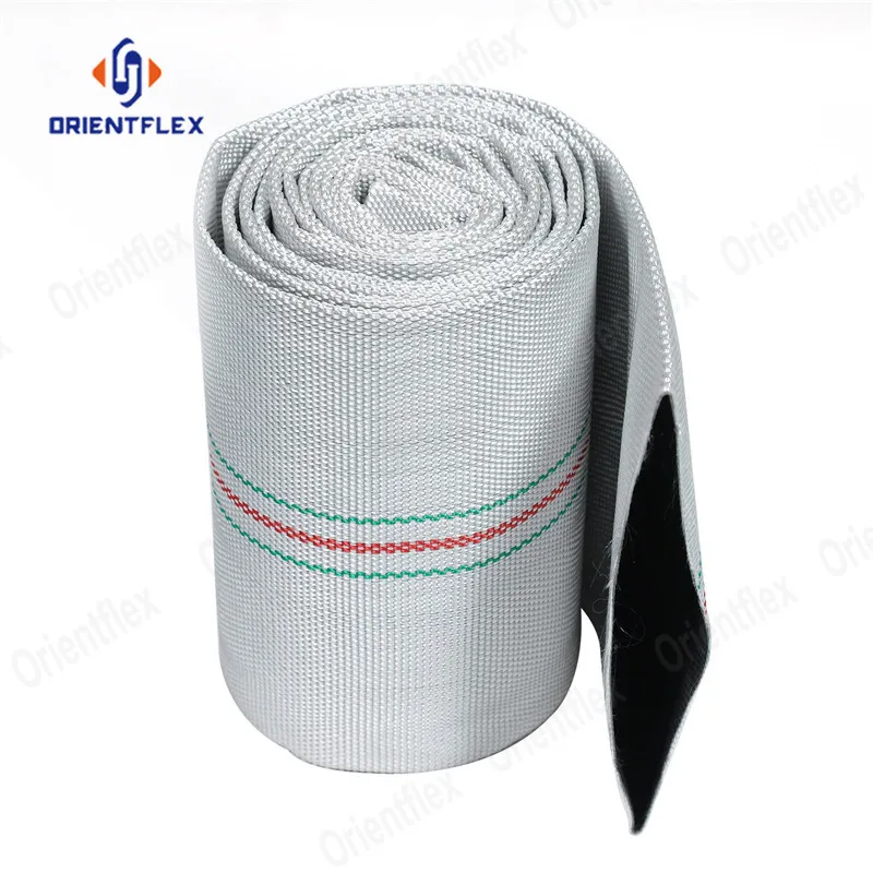PU high pressure black 1.5 4 pvc rubber layflat fire hose manufacturer price