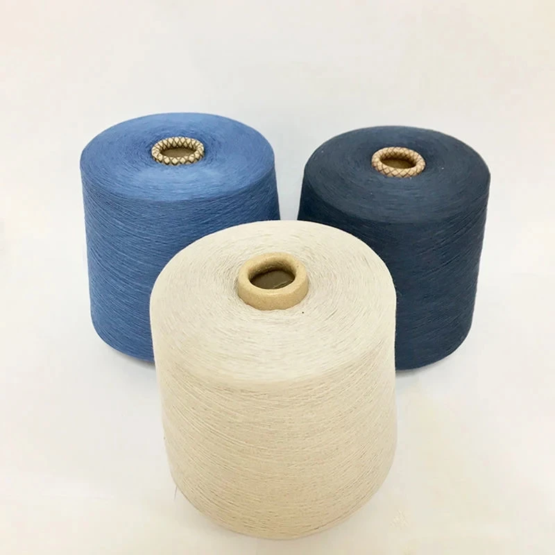 Factory cheap price 100% bci cotton ne 20/1 ne 24 1 combed carded compact yarn weaving