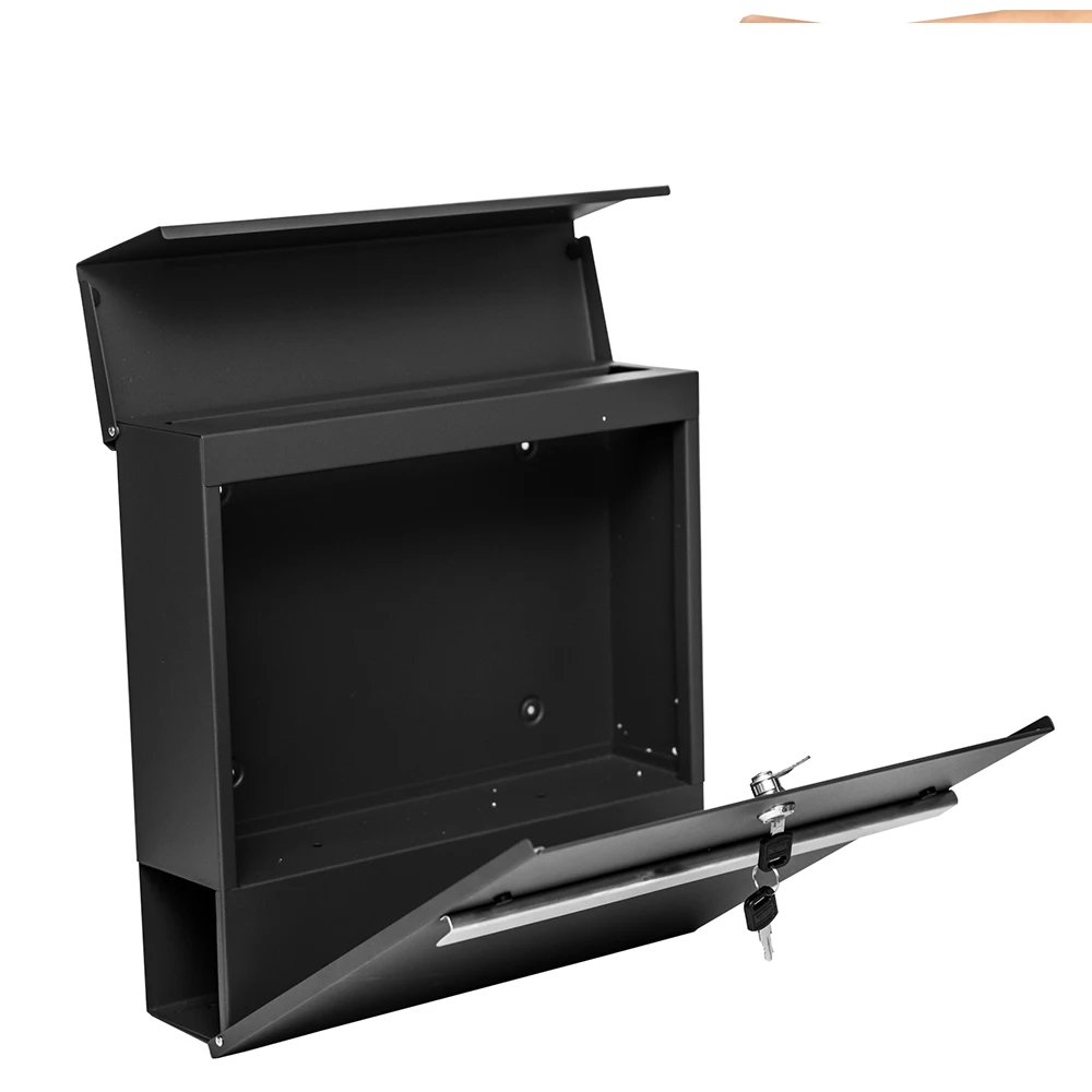 modern stainless steel apartment mailboxes residential Letter Box wall mounted metal mailboxes