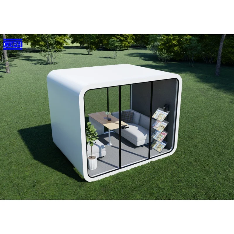 Легкая сборка модульный портативный сборный офисный блок крошечный Яблочный домик