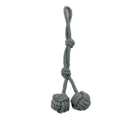 Wholesale 2 Colors Best Price Chinese Pet Suppliers Natural ECO Friendly Pet Dog Fashion Hemp Rope Toy Set