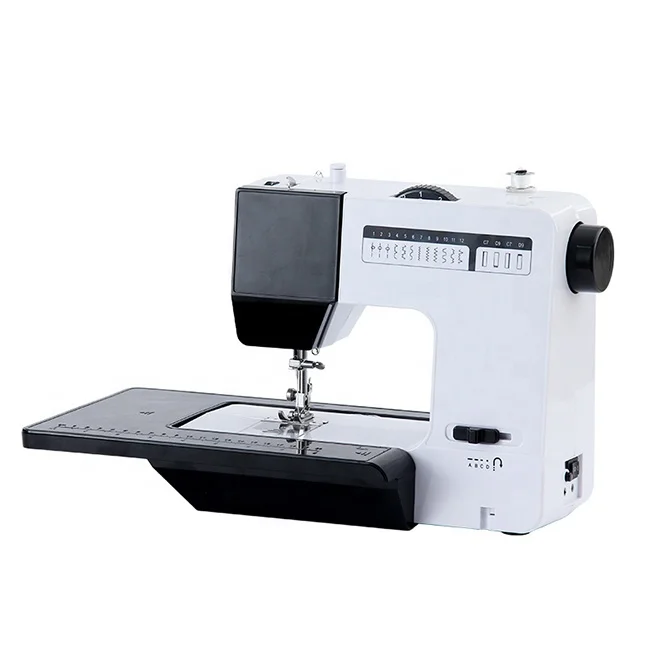 UFR738 Sewing Accessories T Shirt Hat Bag Sewing Threads Household Automatic Electronic Overlock Mini Sewing Machine With Table