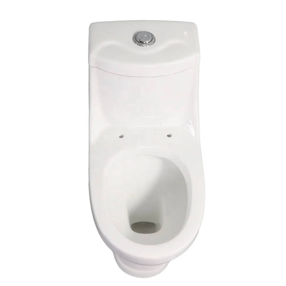 Wholesale Modern White Ceramic One Piece Wash Down Toilets Floor Mounted Bathroom Wc Sanitary Ware for Hotel