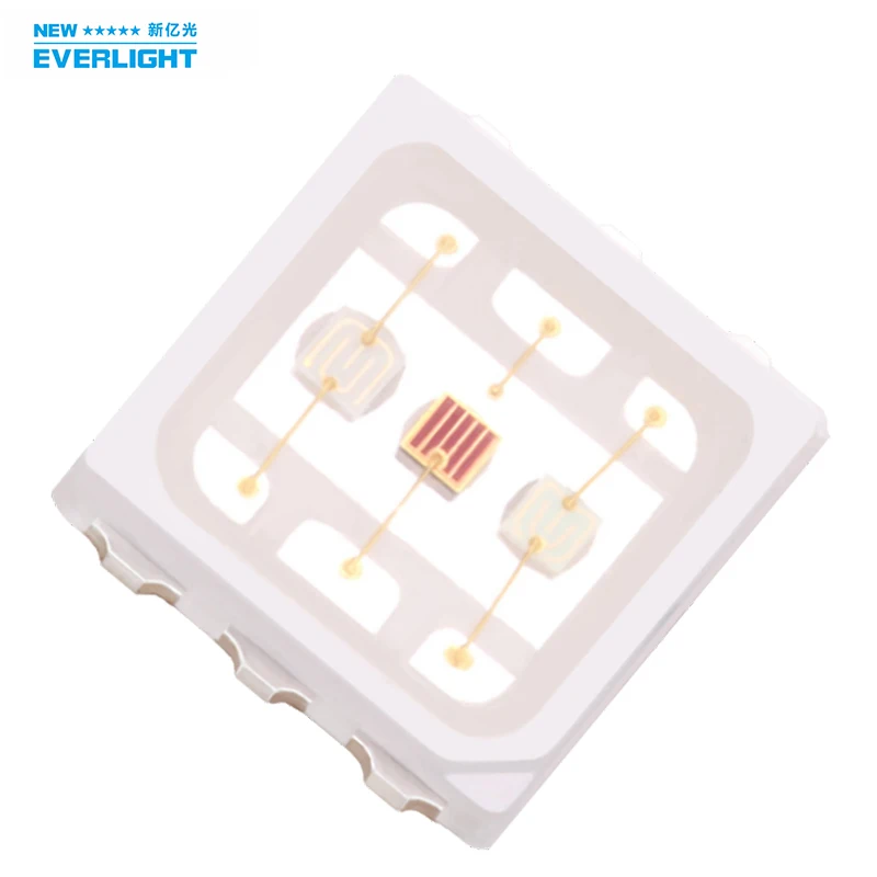 Has Stable Quality High Thermal Conductivity High Light Transmittance In Packaging Structure 1.5W RGB 5050 SMD LED