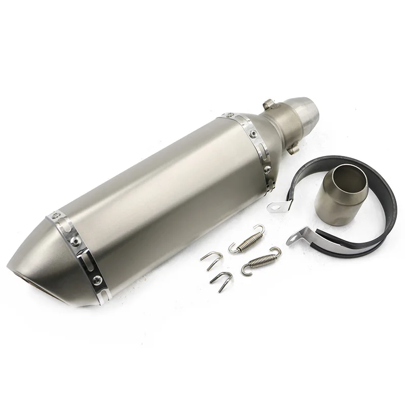 Универсальный Мотоцикл выхлопная труба глушитель двигатель Escape moto левый и правый для RC390 Z800 GSXR750 TMAX530 XMAX300.250 CBR500 mt09