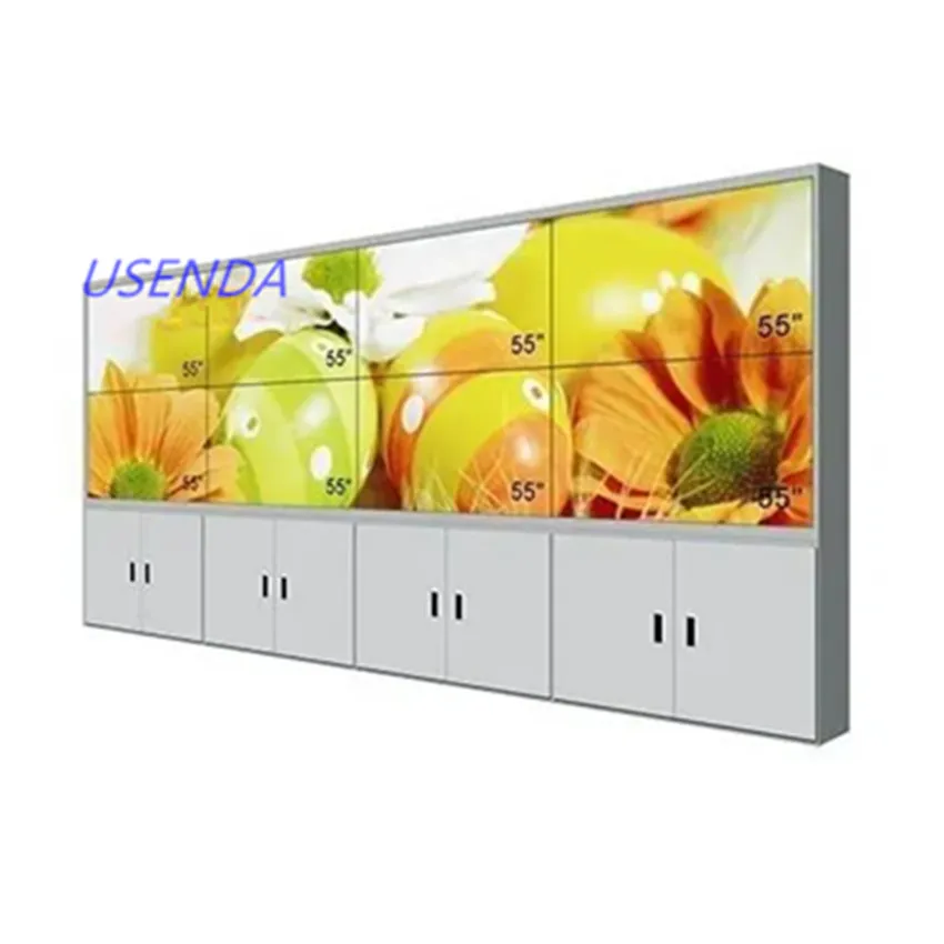 46 inch 4K UHD 2x2 2x4 splicing screen led backlight Lcd Video Wall