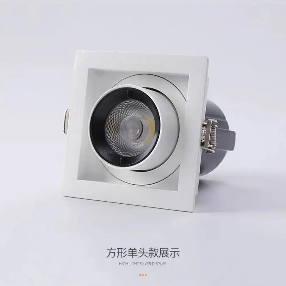 ZYL High end LED directional lights ceiling embedded stretch spotlights commercial and household clothing store lighting