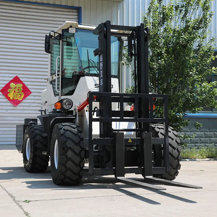 Китай известный бренд Автопогрузчик 4wd Самостоятельная погрузка вилочный погрузчик для земляных работ строительная
