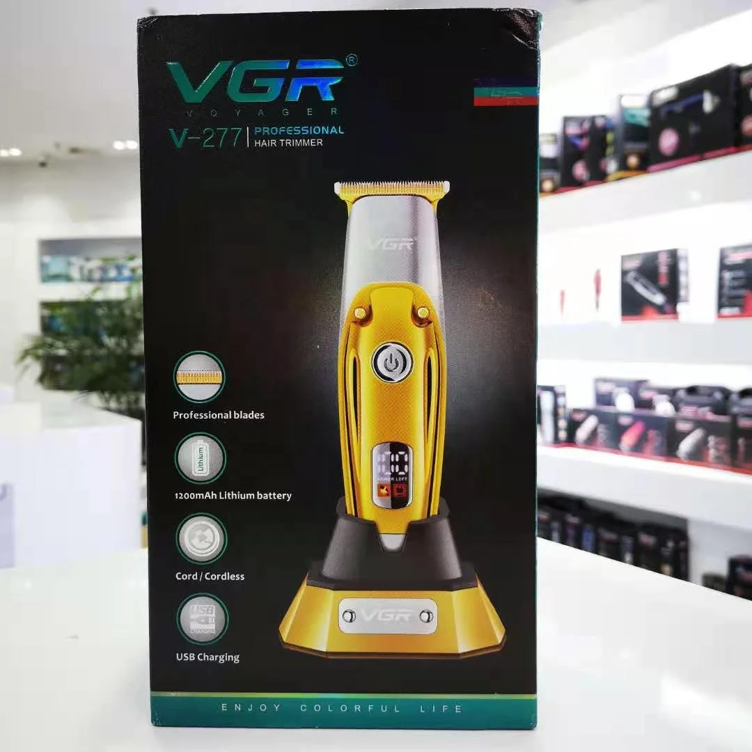  Оригинальный VGR V277 Профессиональный перезаряжаемый бритвенный триммер для