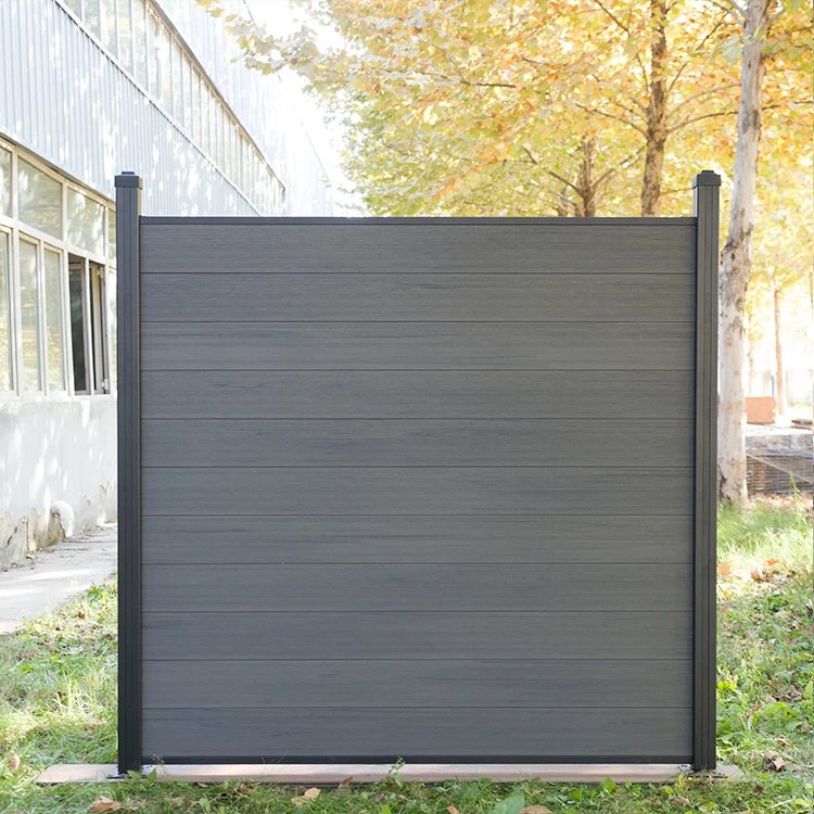 UV-Stable Outdoor Composite Modern Wood Plastic WPC Fence CE Certified Compound Garden Panel