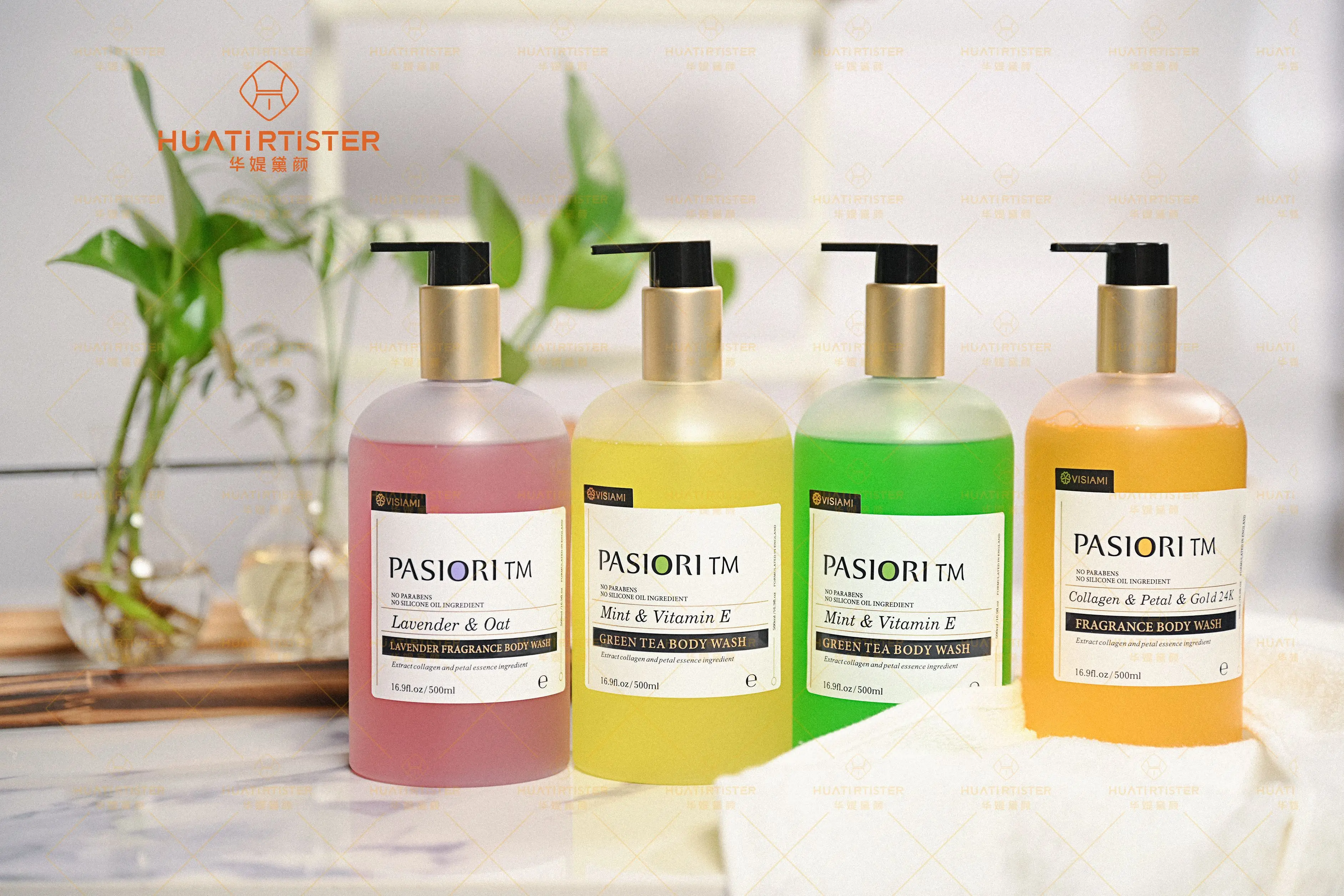 Huati Sifuli PASIORI all in one beauty dupe Natural Organic Body Wash Washing With  Refreshements Tea Tree Body Wash Shower Gel