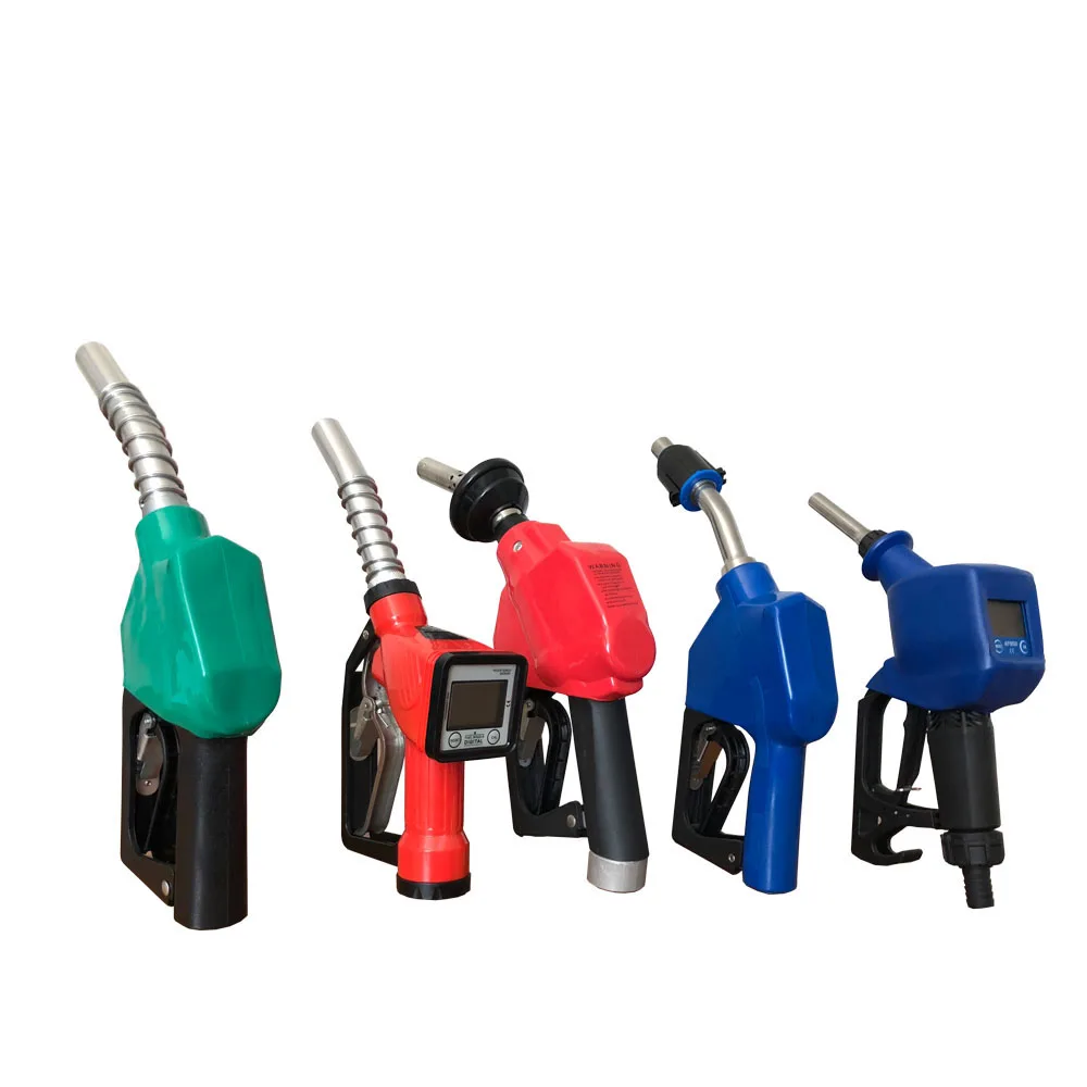 Gas Filling station automatic fuel nozzle with Oil Gun