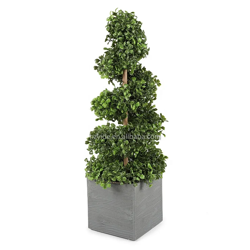 Creative customized design simulation of green leaves potted POTS, outdoor indoor balcony ground desktop decoration