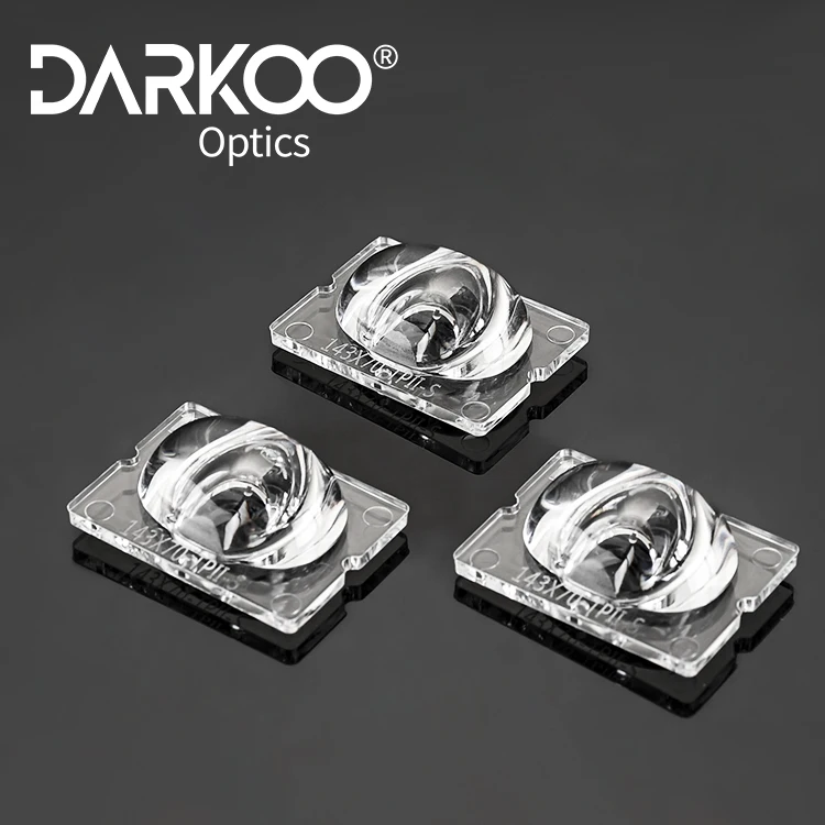 Single Lens for Street Light 3030 Supply Darkoo Array Lenses Emitting Round Degree Lighting Accessories  Price Len Optic