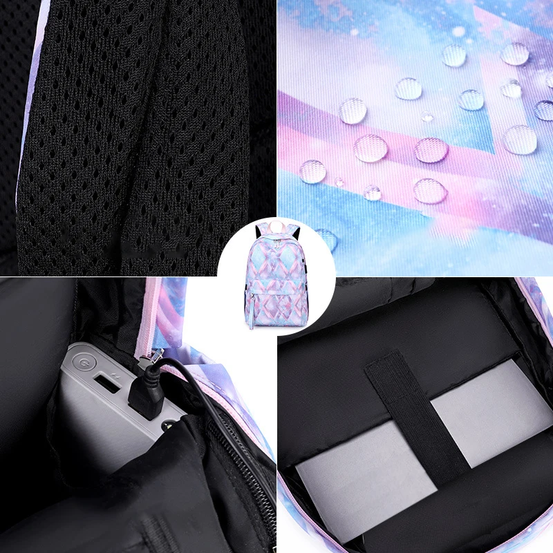 New Arrival Backpack for Female School Bag Literary Lightweight Travel Loungefly Backpack Simple Outdoor Bag Laptop Backpack