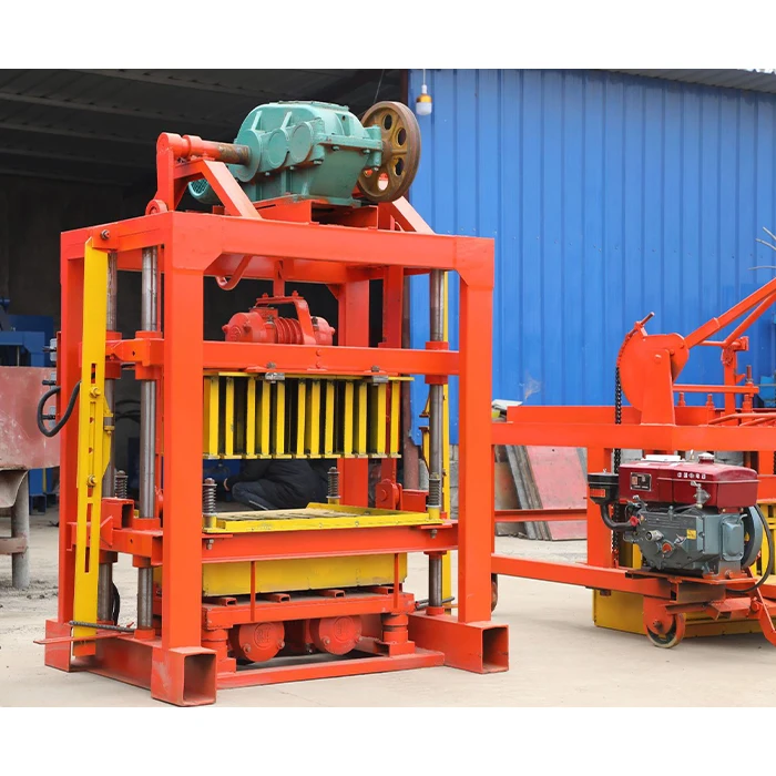 Semi-automatic Small Mobile Manual Hollow Cement Brick Making Machine Concrete Block Making Machine Manufacturer