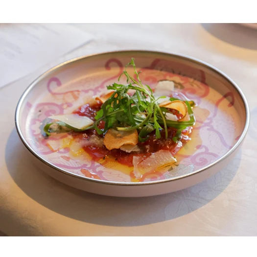 Japanese high quality lifestyle tableware handmade restaurant plate porcelain